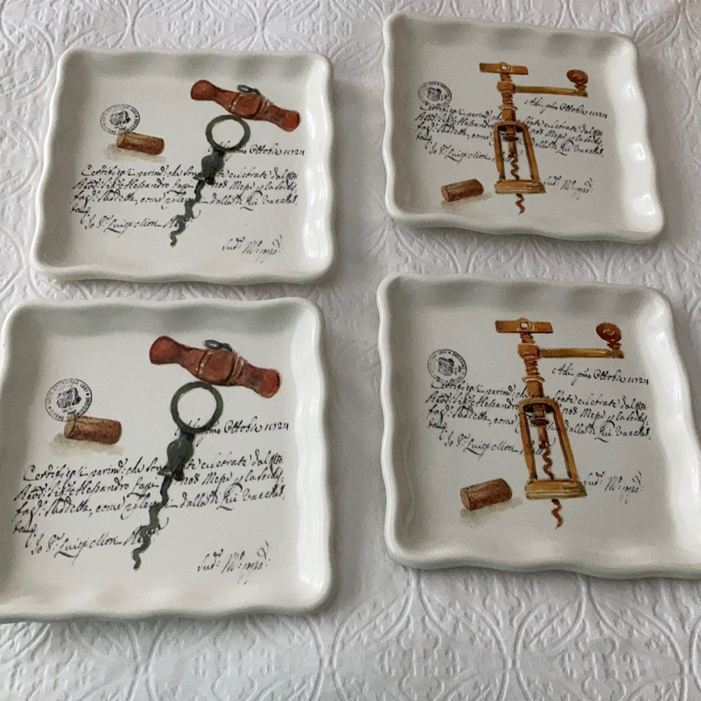 Artimino Cork Appitizier Dishes (Set of 4)
